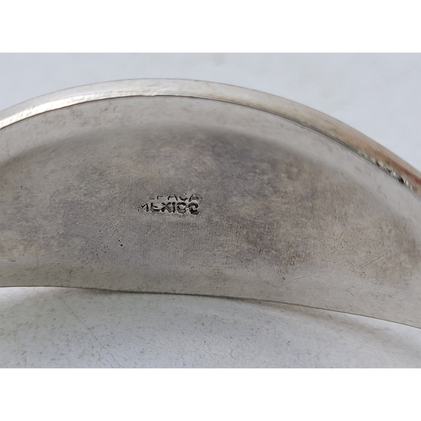 Sterling Silver Flower Design Abalone Shell Bracelet | 6 1/2" | Made in Mexico