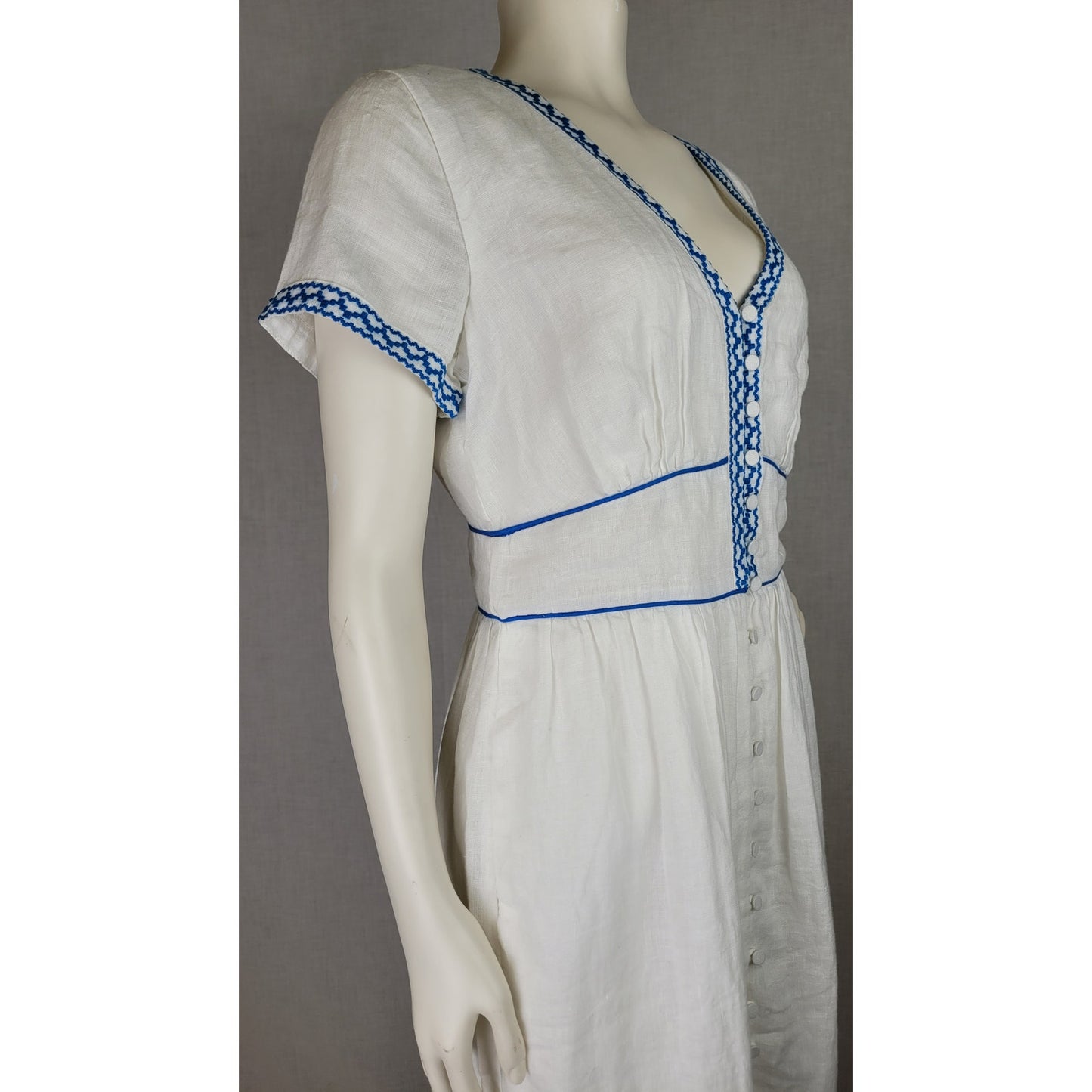 J.Crew Embroidered Linen Dress Women's Sz 4 NWT MSRP: $138