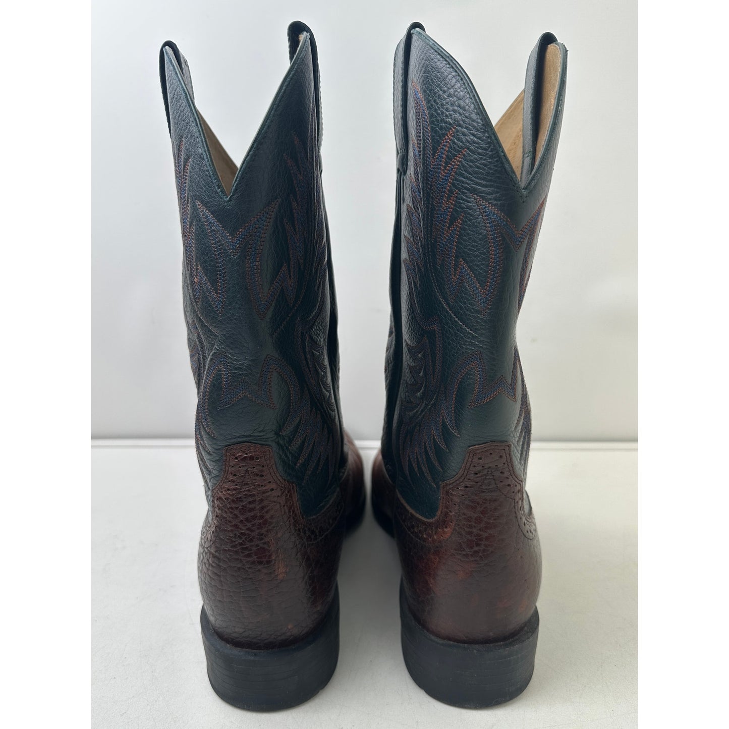 Ariat Heritage Stockman Two-Tone Western Cowboy Boots Men's Sz 13