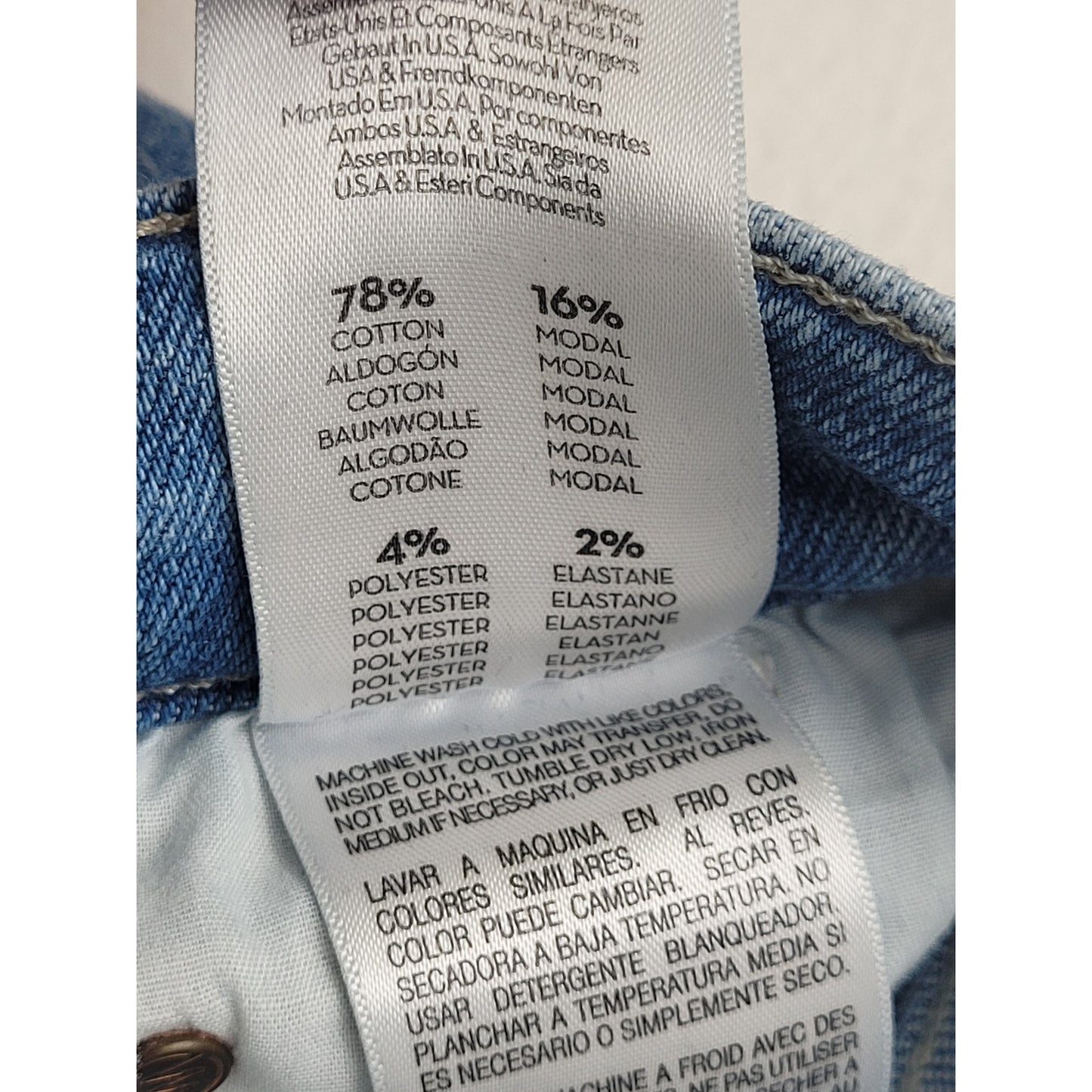 Mother The Insider Crop Step Fray Flare Jeans Medium Wash Distressed Sz 29