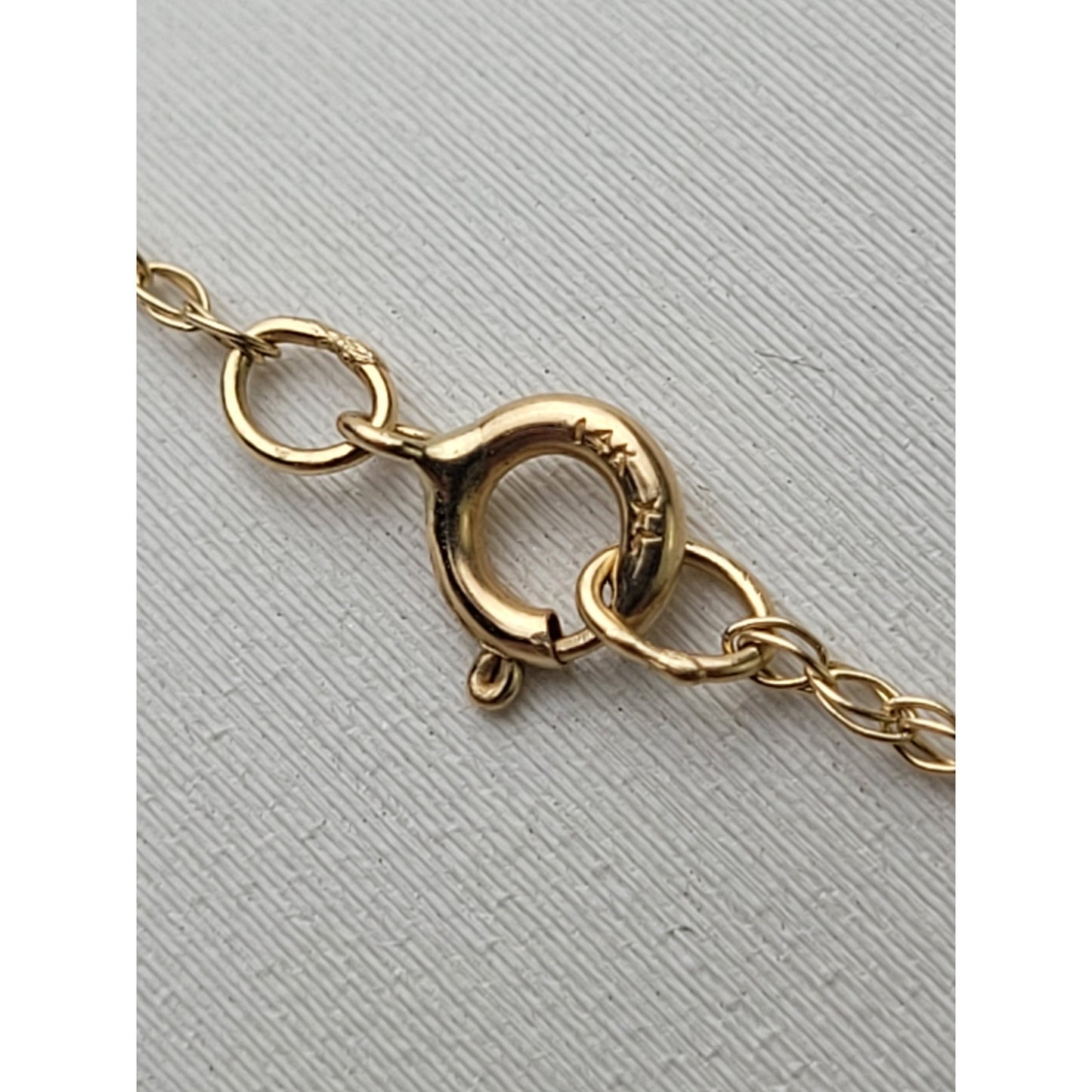 14K Solid Yellow Gold Rose Pendant on Dainty 18" Chain | 2.51 Grams