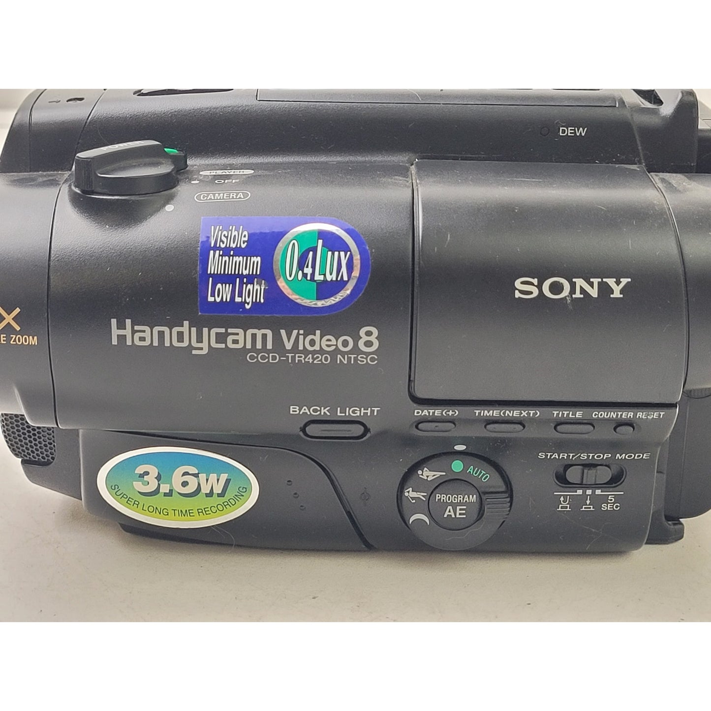 VTG Sony Handycam Video 8 Camcorder CCD-TR420 Bag Charger Lens | Parts/Repair