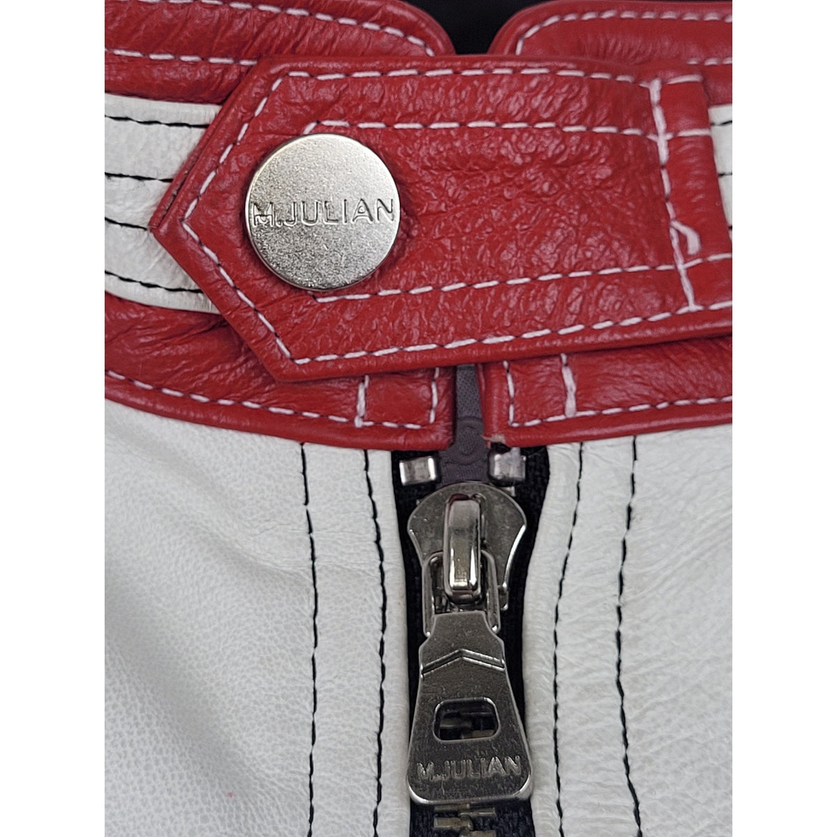 Vintage Y2K Wilsons Leather M. Julian Cafe Racer-Style Moto Jacket Men's Sz L