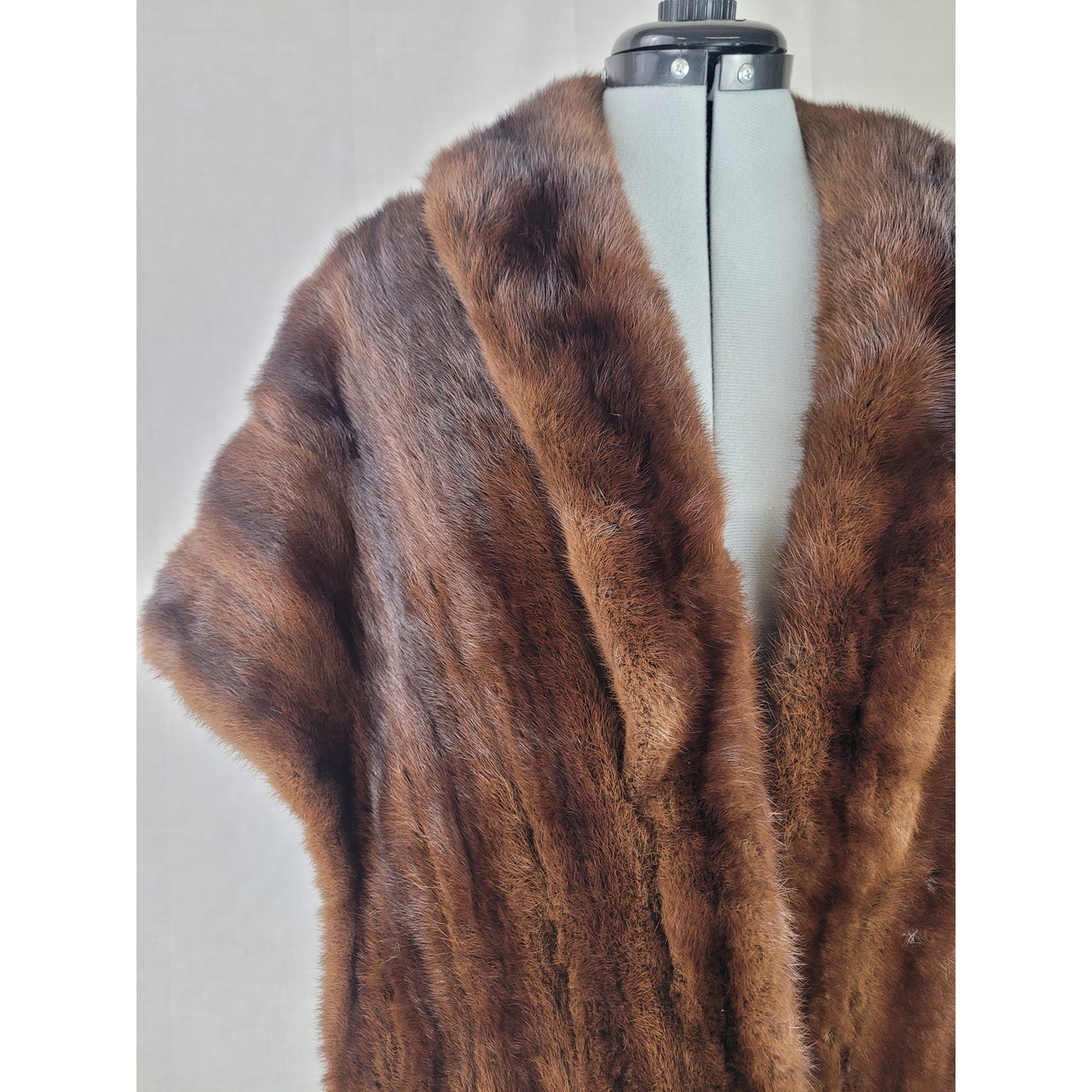 Vintage Beaver Stole Adjustable Length