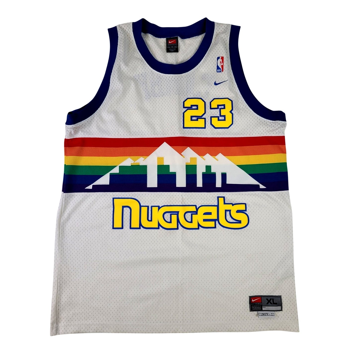 Vintage Nike NBA Marcus Camby Denver Nuggets Swingman Jersey Men's Sz XL