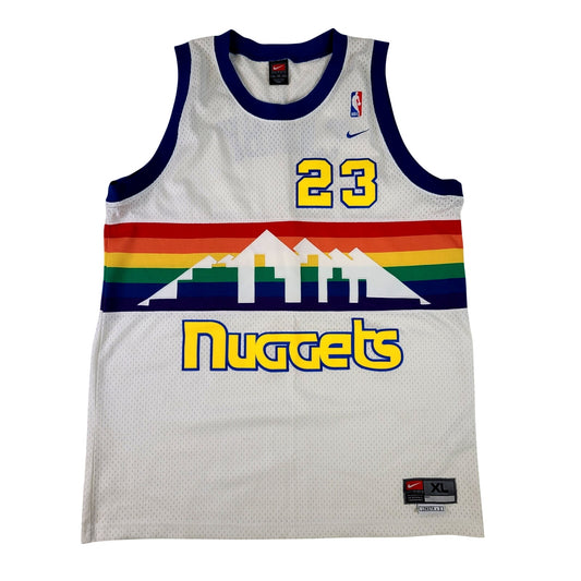 Vintage Nike NBA Marcus Camby Denver Nuggets Swingman Jersey Men's Sz XL
