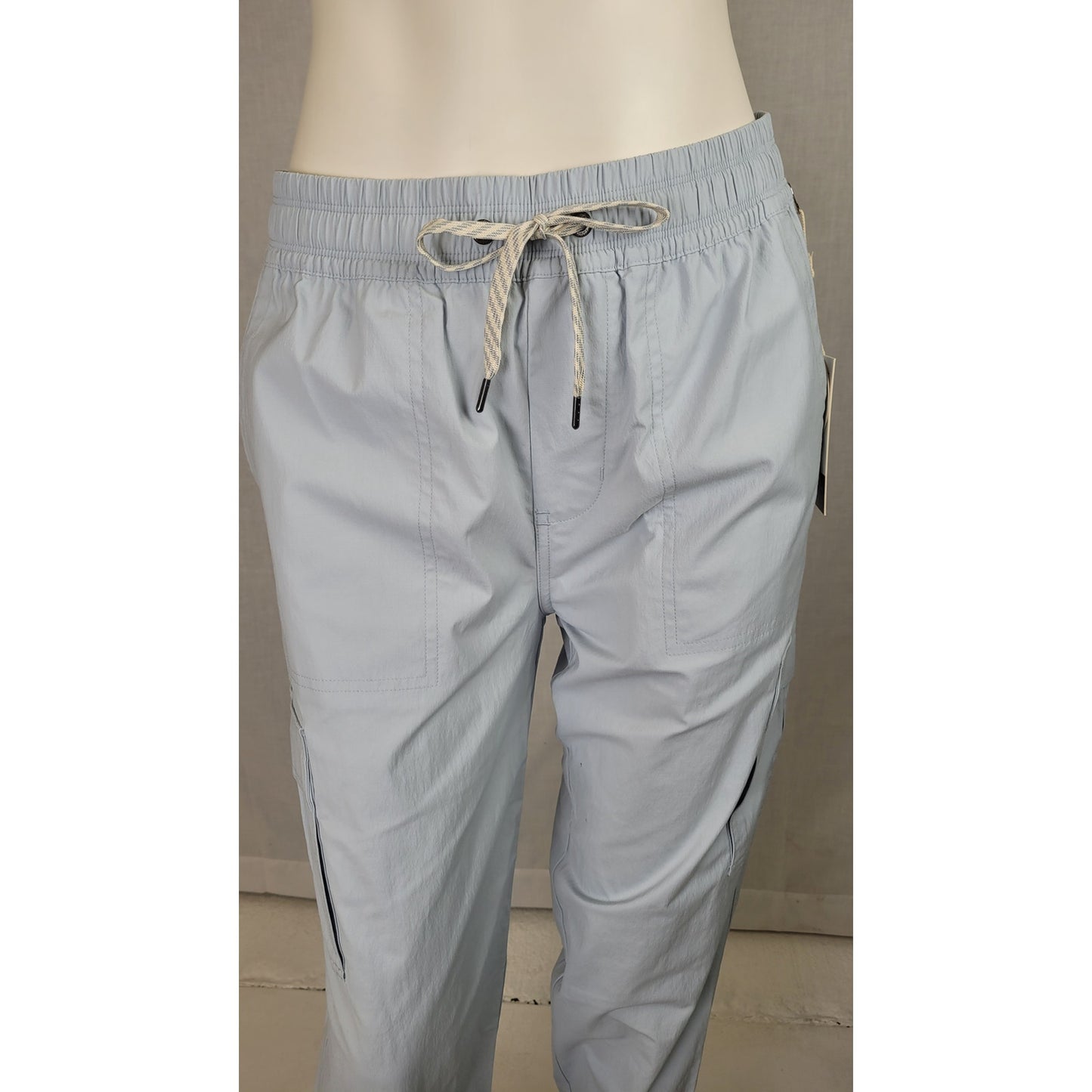 Vuori Blue Birch Jogger Pant Cargo Pockets Elastic Drawstring Women's Sz S NWT