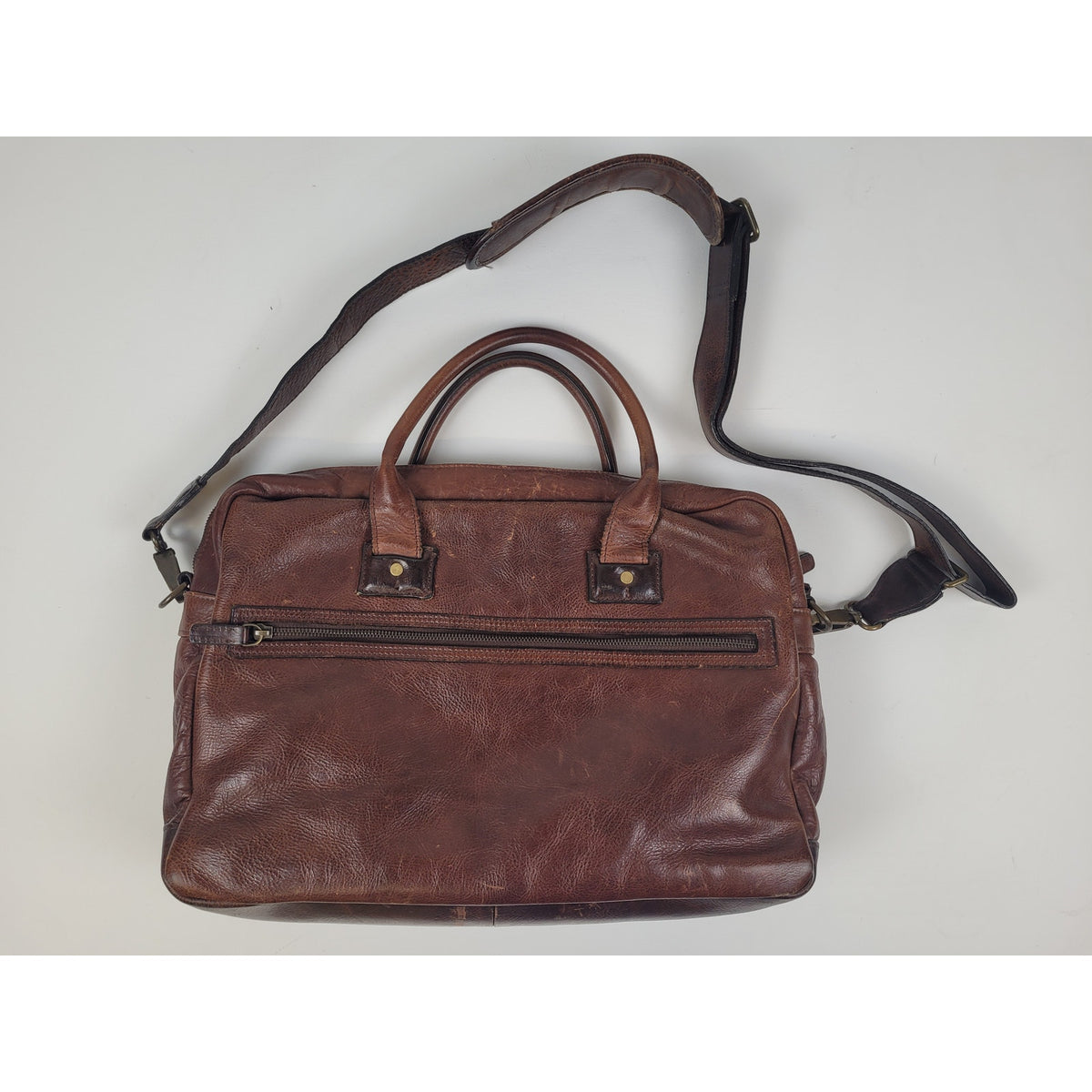 Moore & Giles Dillard Commuter Bag in Mad Dog Leather MSRP: $875