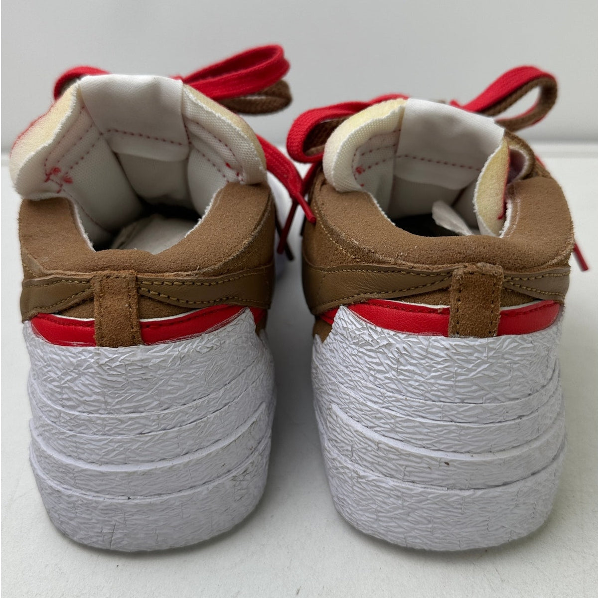 Nike Blazer Low x Sacai British Tan Sneakers Men's Sz 7.5