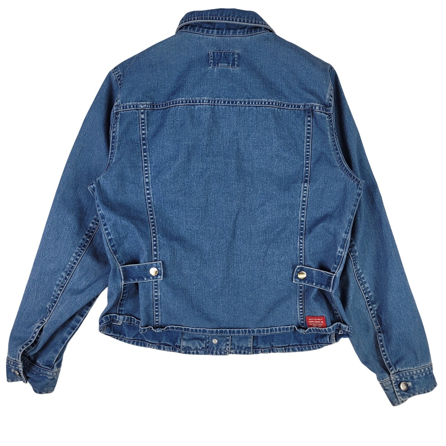Lauren Jeans Company Vintage Blue Denim Jean Jacket Women's Sz S