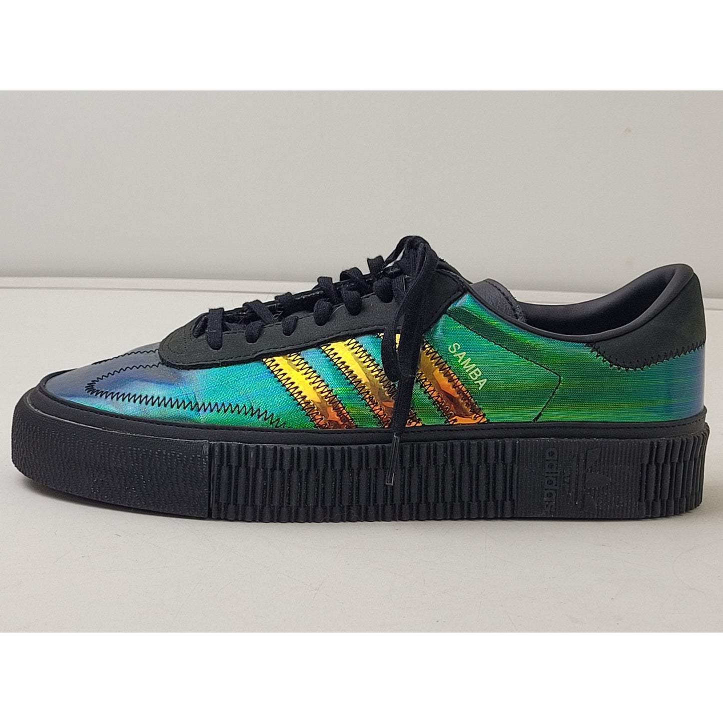 Adidas Sambarose Platform Sneakers in Black Energy Ink Women's Sz 11