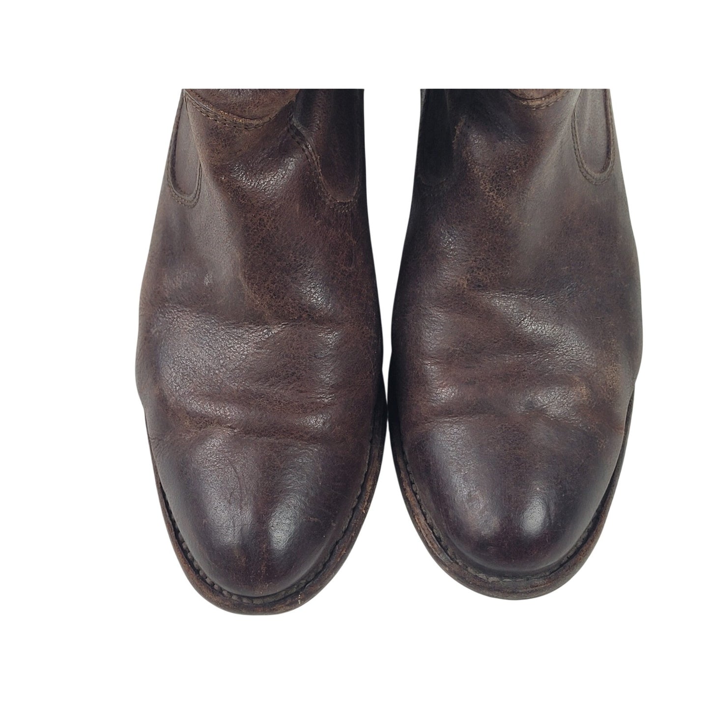 FRYE Jackie Tall Biker Riding Boot Stacked Heel Women's Sz 8