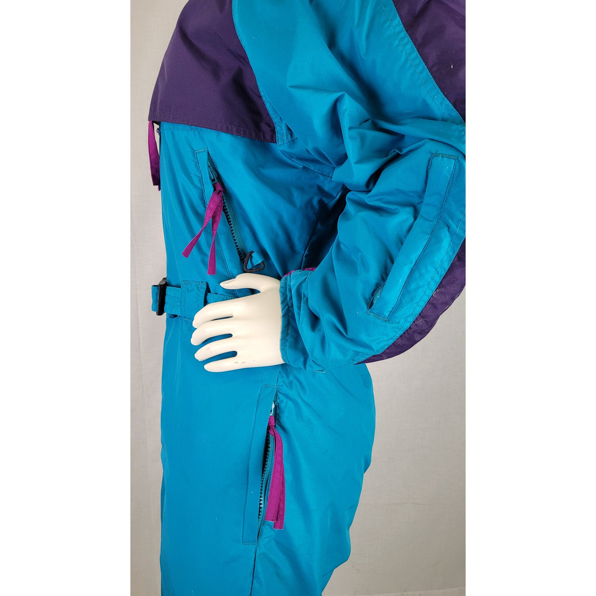 1990s VTG Columbia Ski Suit Blue & Purple Women's Sz M
