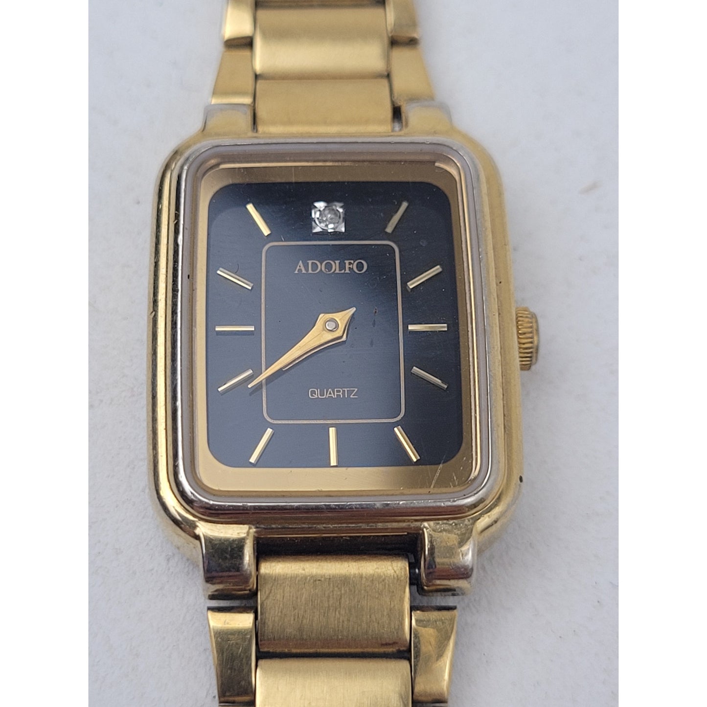 Vintage Adolfo Gold-Tone Quartz Women's Watch