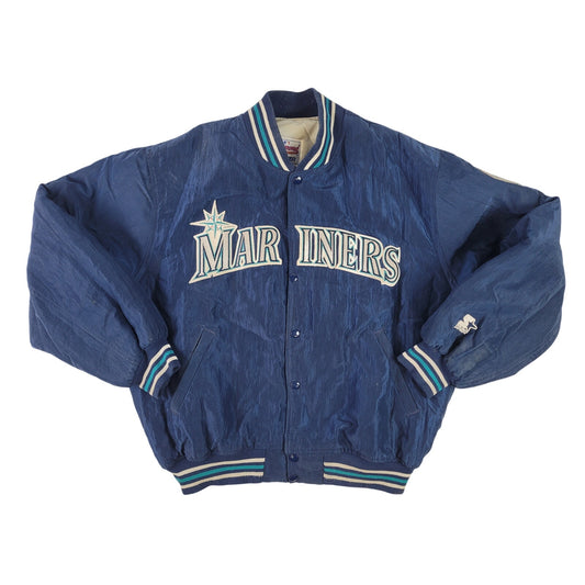 90s Start Diamond Collection Seattle Mariners Jacket Made in USA Fits M/L