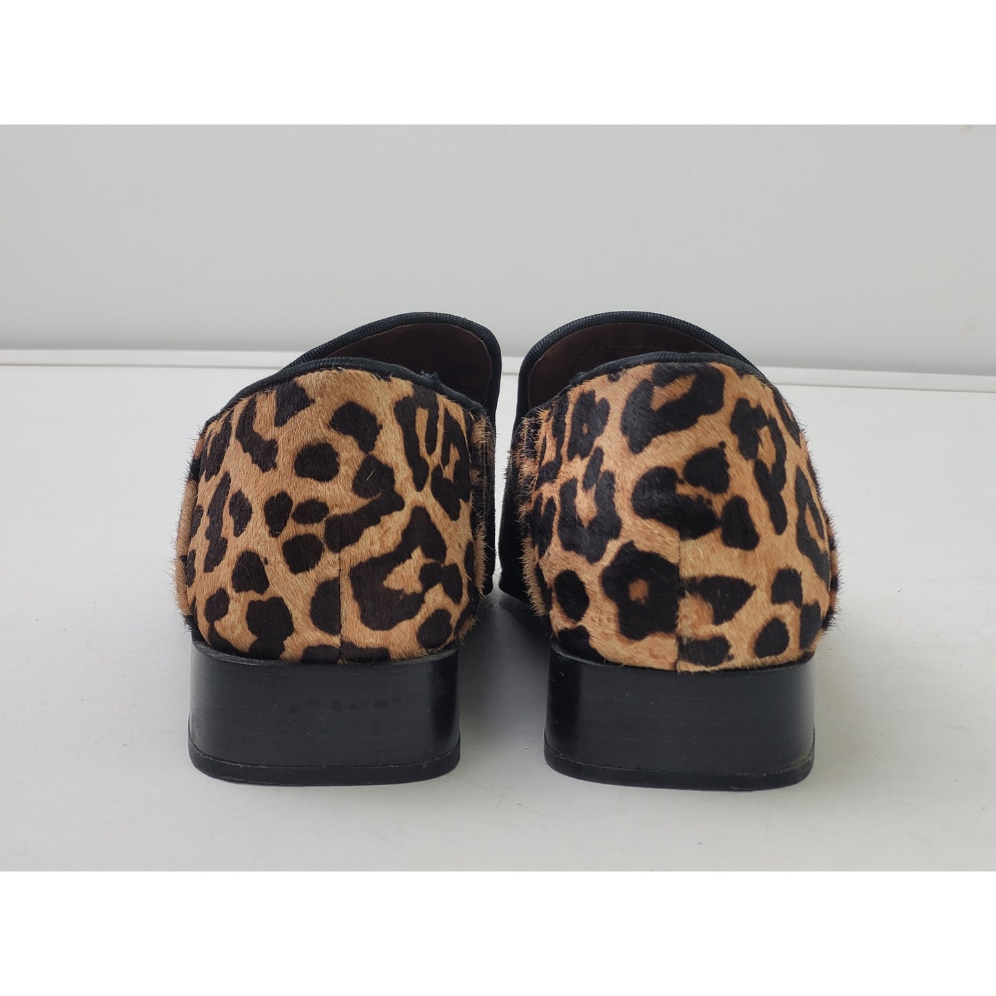 Franco Sarto Leopard Print Loafers Women's Sz 8.5