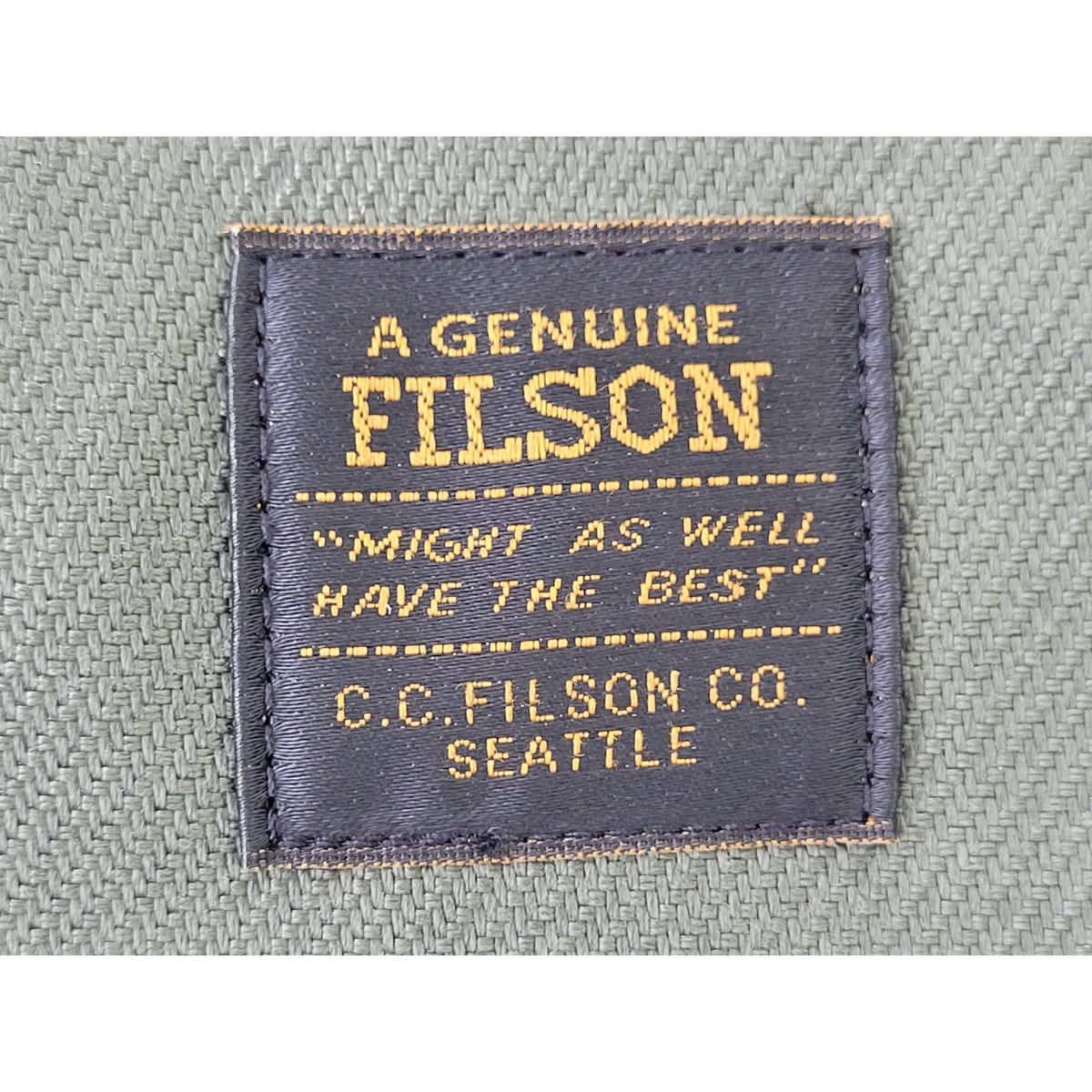 Filson Surveyor Pullman Pack Travel Laptop Bag Service Green Color EUC
