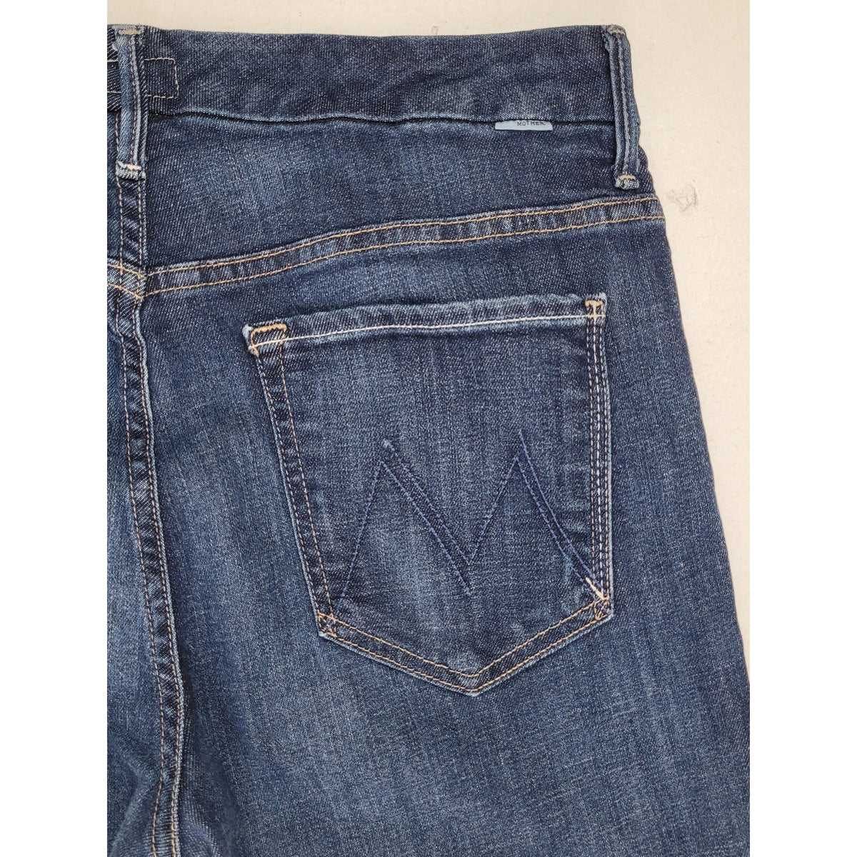 MOTHER High Waisted Looker Medium Wash Skinny Jeans | Women's Sz 31