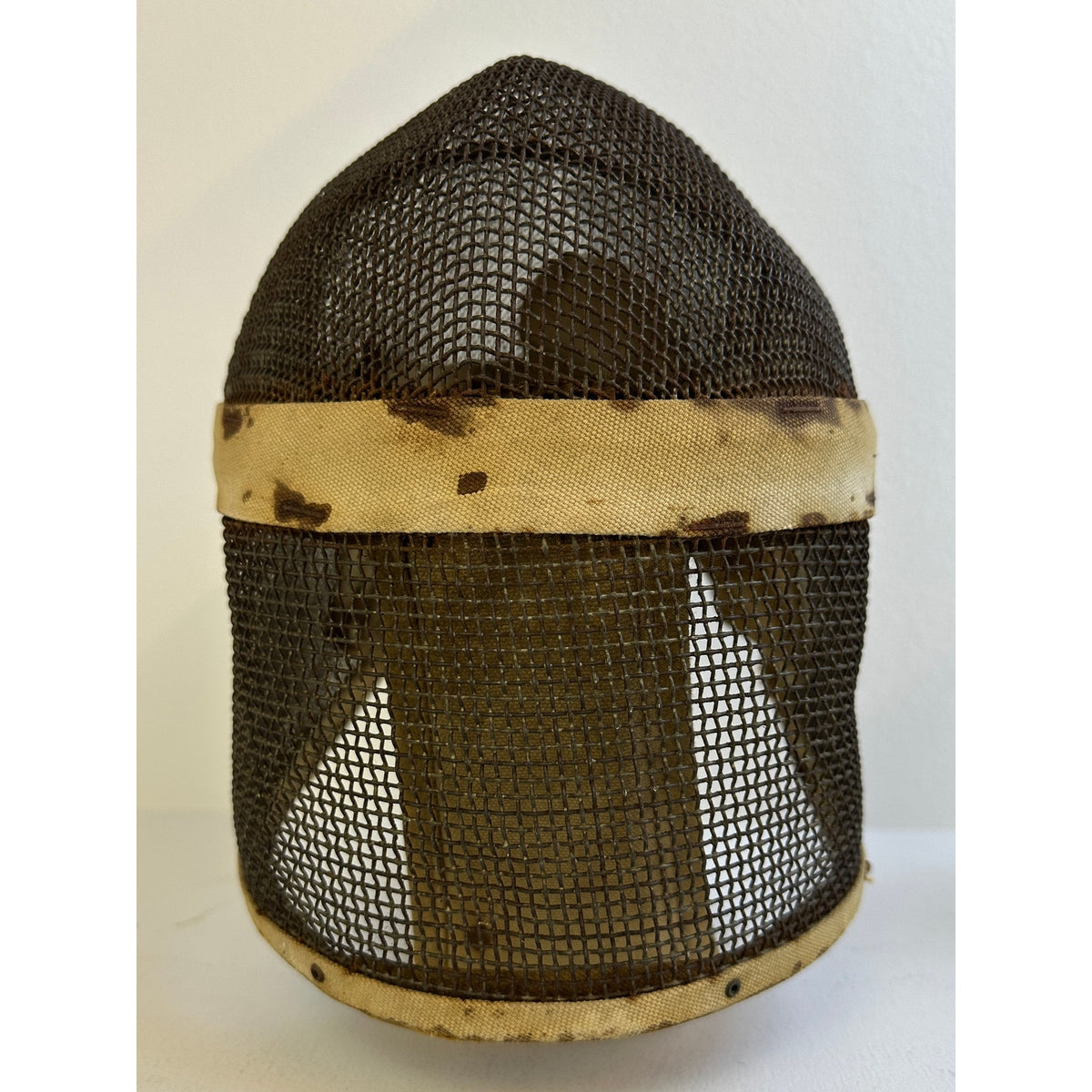 Vintage Castello NYC Fencing Mask & Engraved Italian Foil Sword Set