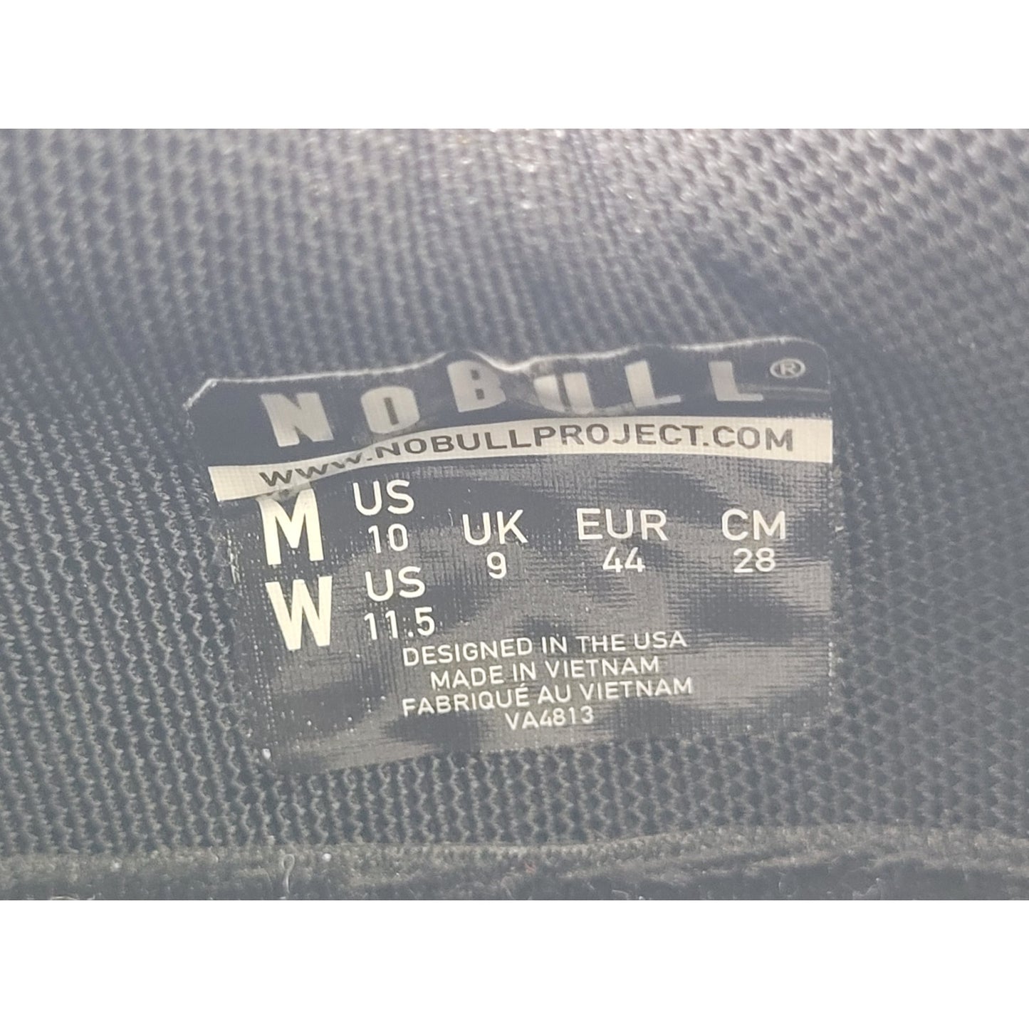 NOBULL Outwork Edge Training Shoes Superfabric Upper Gum Rubber Sole Men's Sz 10