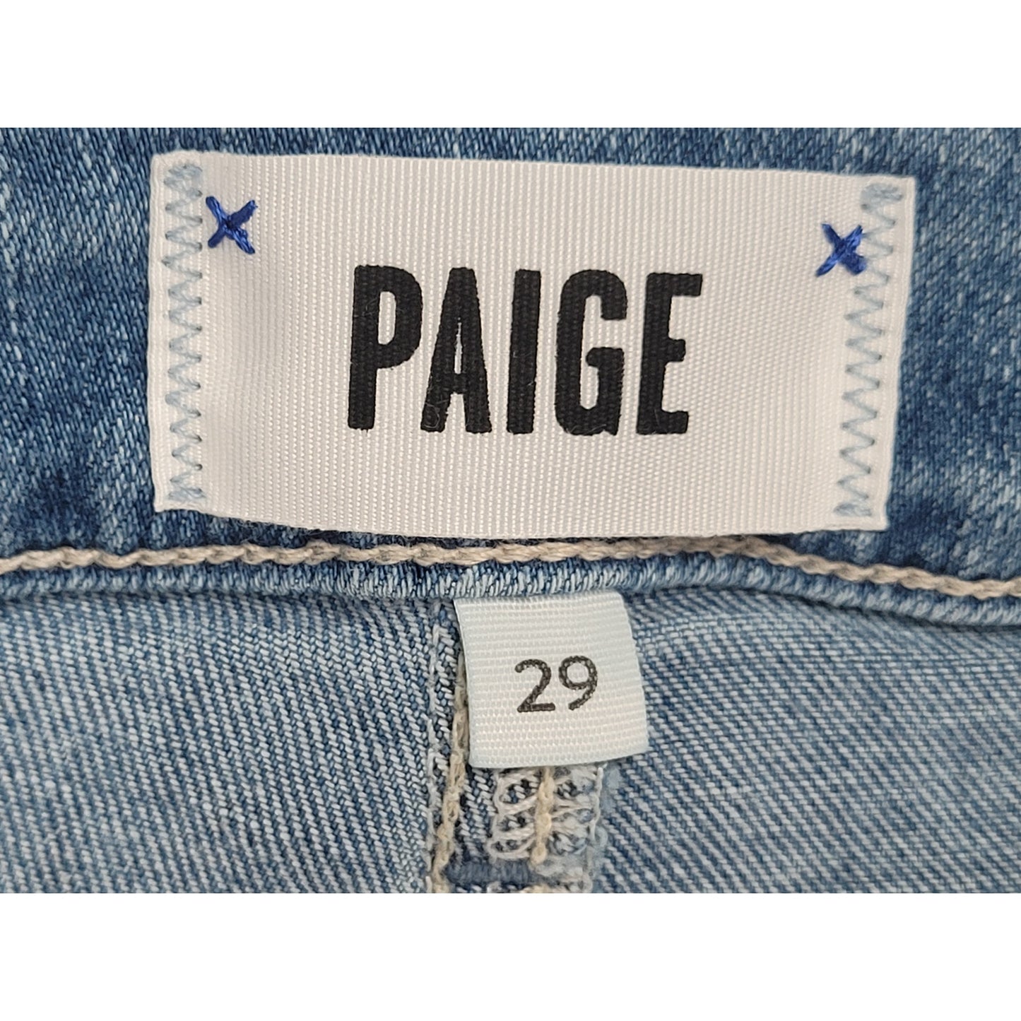 Paige Colette Crop Flare Jukebox Distressed Women's Sz 29 NWT