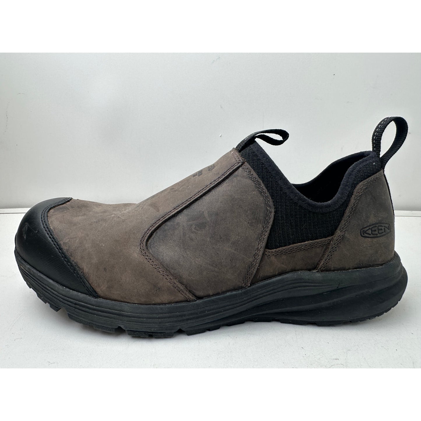 KEEN Utility Vista Energy+ Shift ESD Carbon Fiber Toe Slip-On Work Shoes Men's Sz 11.5