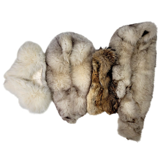 Vintage Fur Collar and Trim Lot of Four