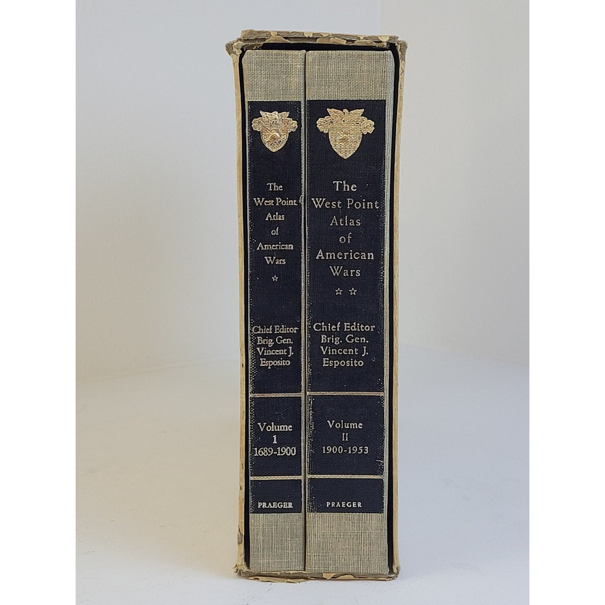 VTG The West Point Atlas of American Wars Volumes I & II Praeger Publishers 1972