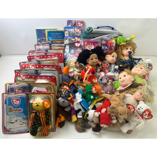 Vintage Ty Beanie Babies Lot of 60+ Items