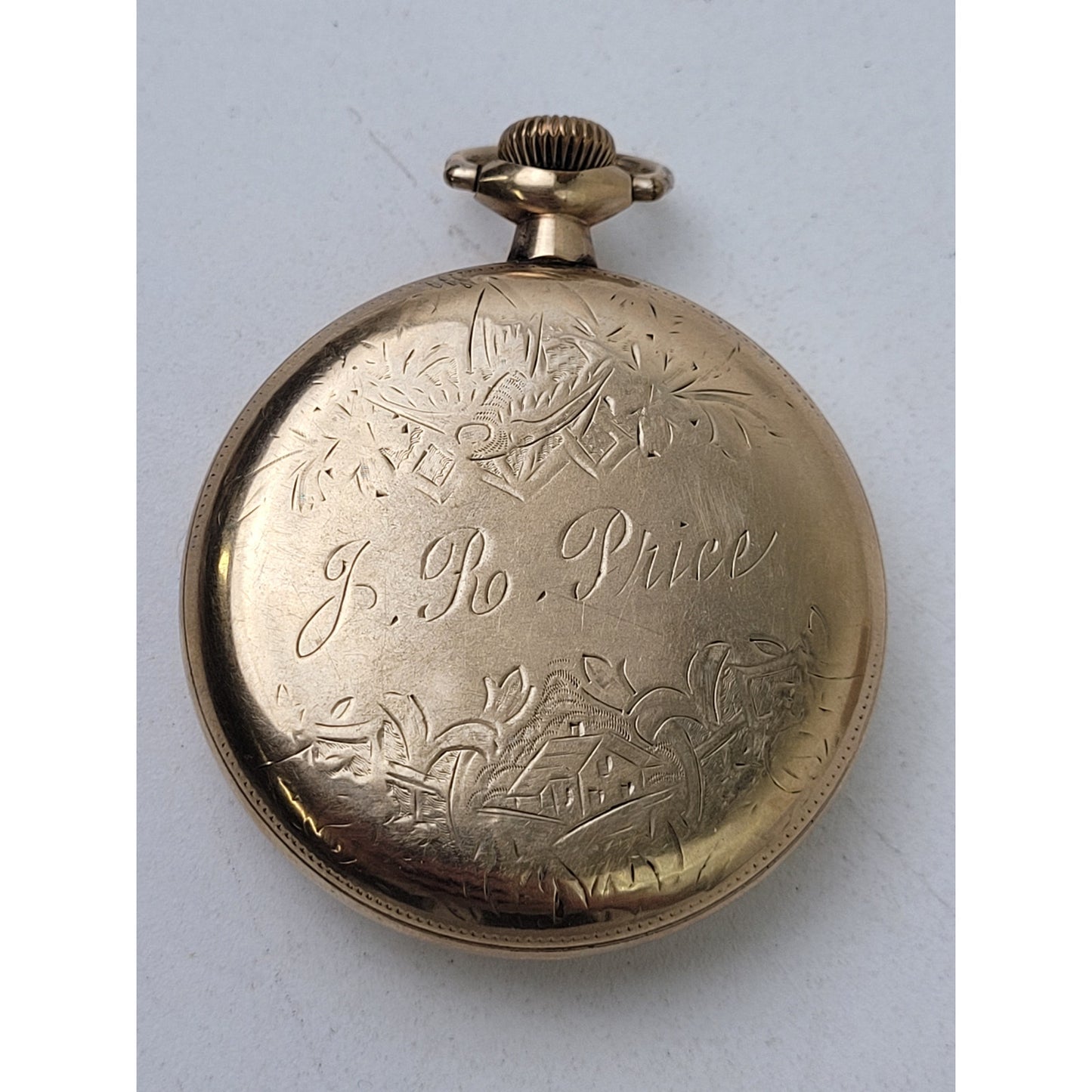 Antique Admiral Non-Magenetic Tacy Watch Co. 14K GF 15 J Pocket Watch | Working