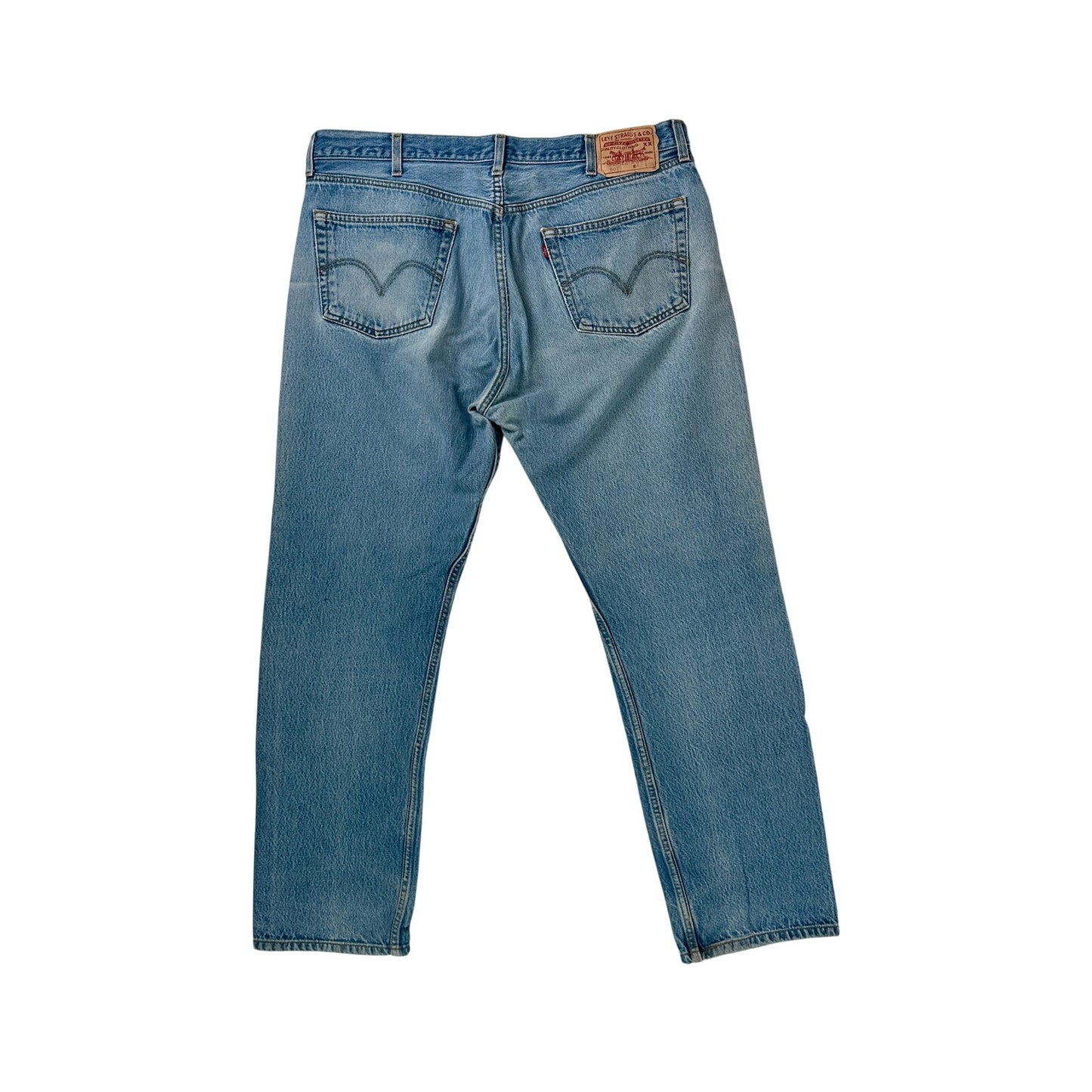Vintage Levi's 501 Distressed Blue Jeans Men's Sz 42" x 35"