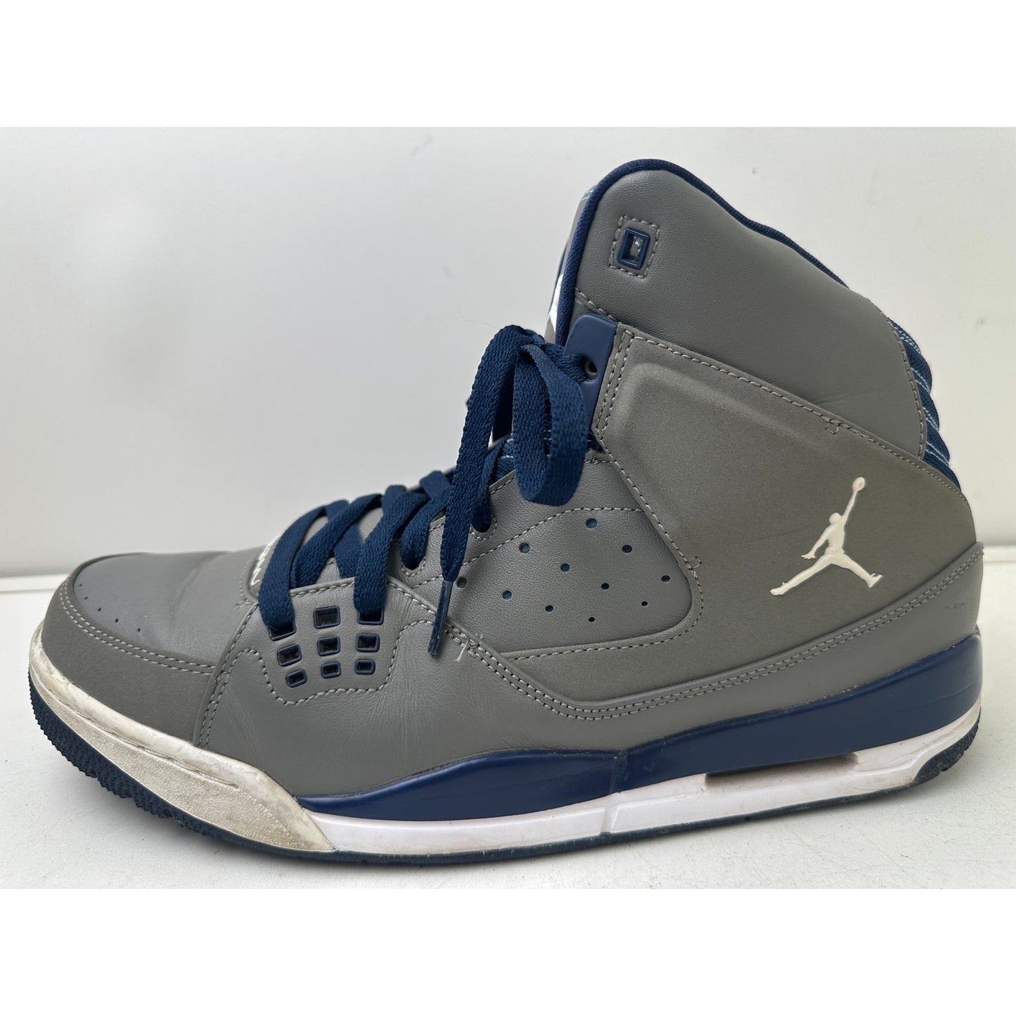 Nike Air Jordan SC-1 Flat Pewter Midnight Navy Sneakers Men's Sz 11.5