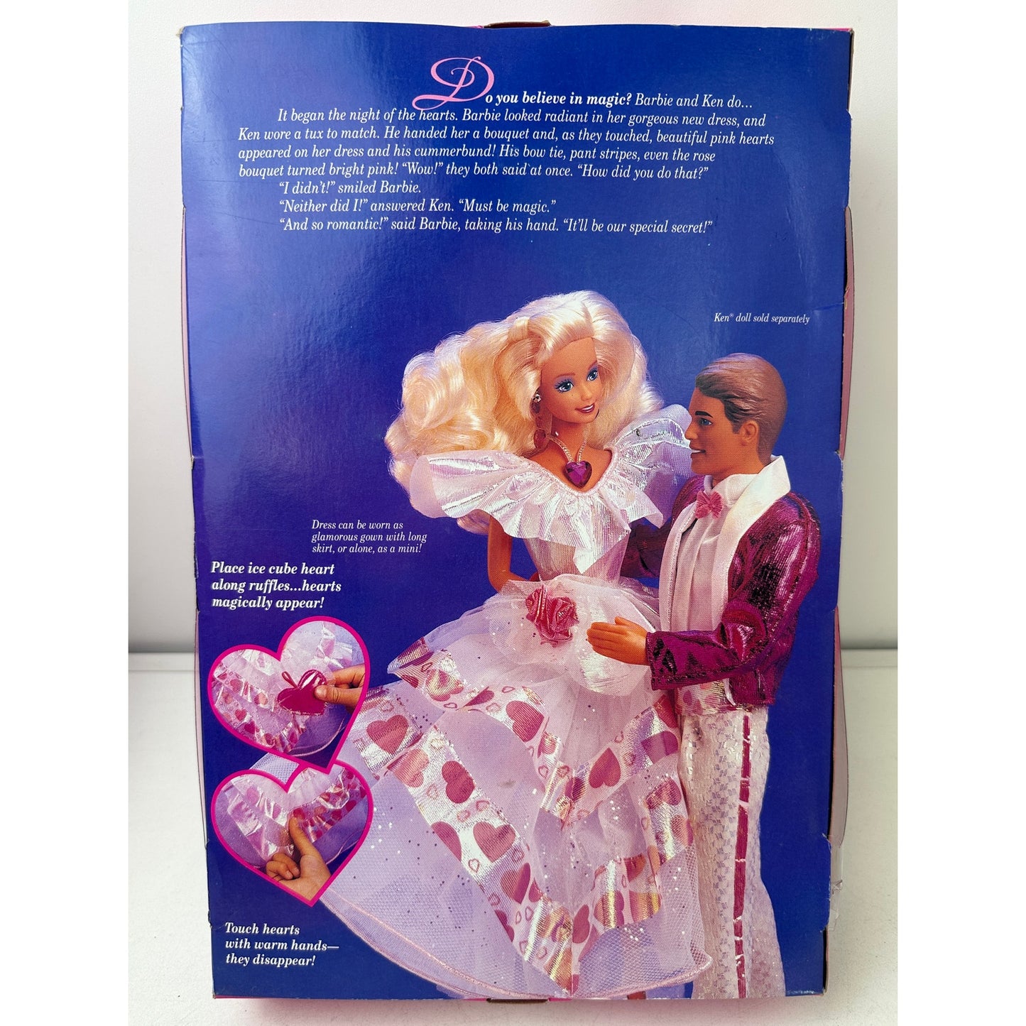 VTG 1990s Mattel Sparkle Surprise Ken & Secret Hearts Barbie Bundle