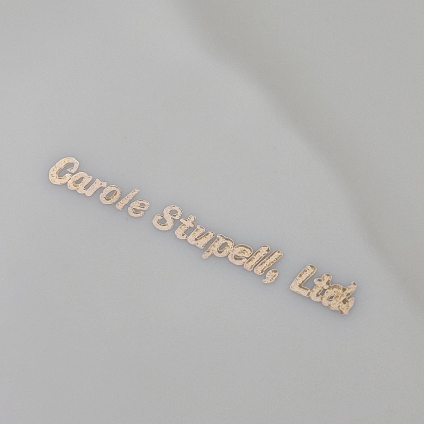 MCM Carole Stupell Silver Floral Design Dinner & Salad Plates 7 Each