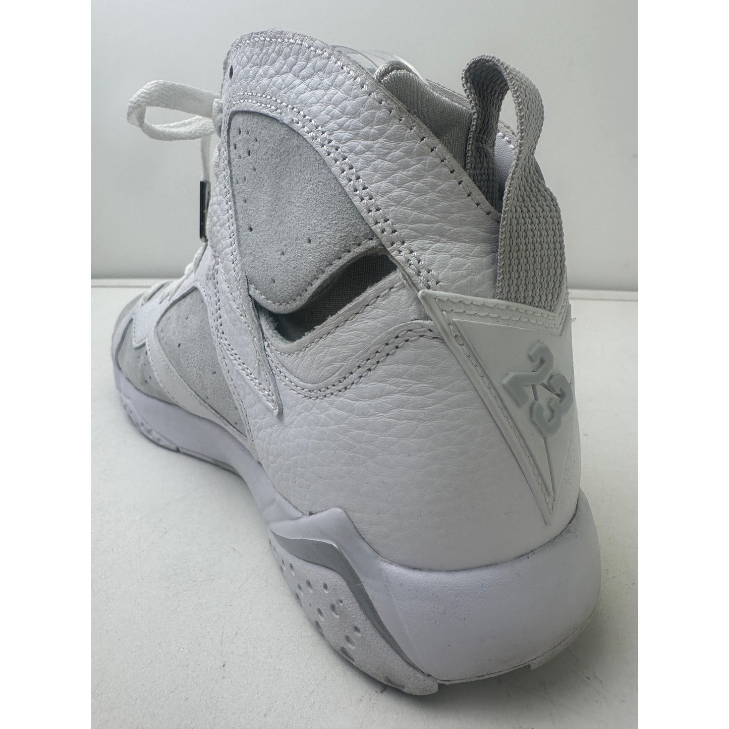 Air Jordan 7 Retro Pure Money Pure White/ Pure Platinum Sneakers Men's Sz 9