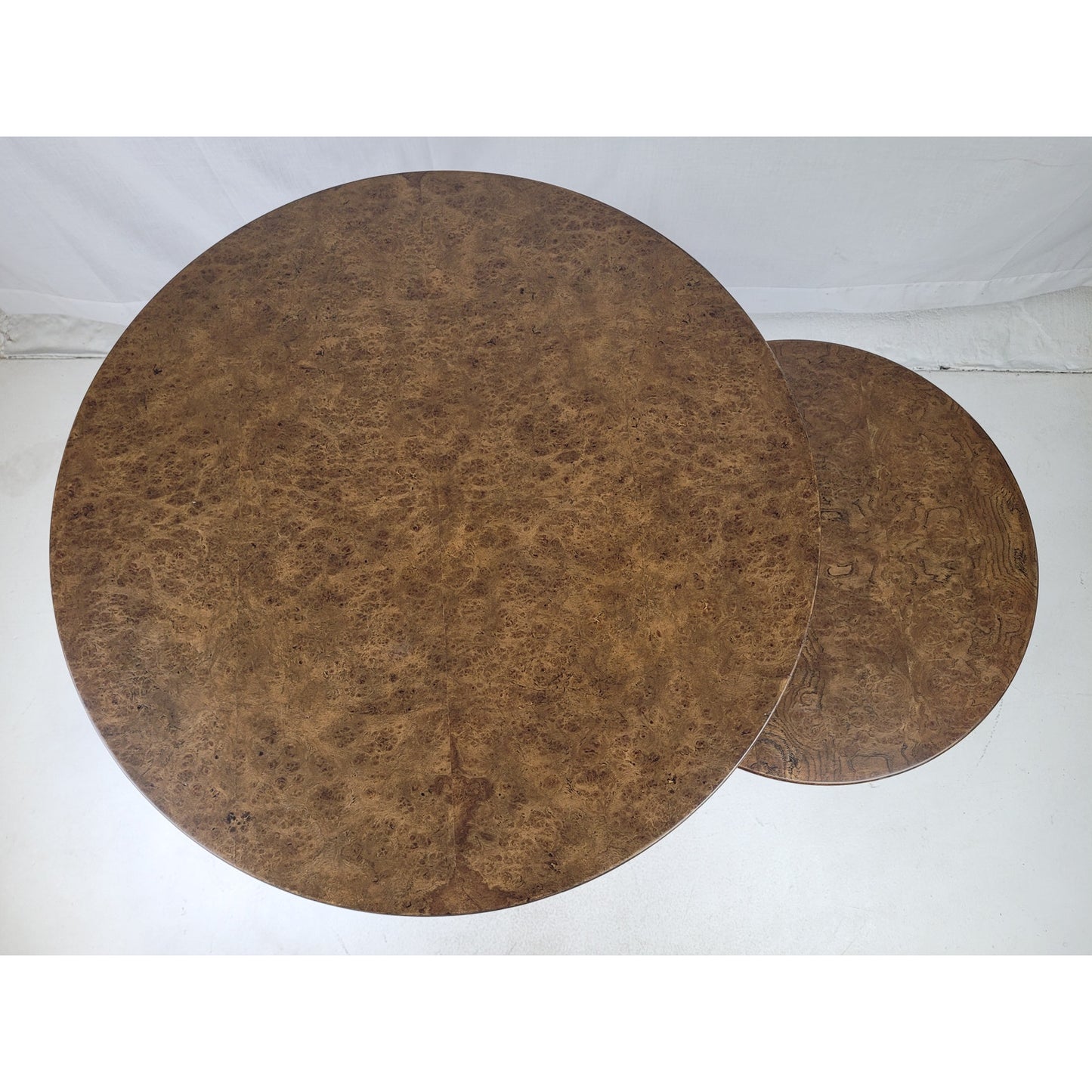 Revelation Mid-Century Modern Style Stow Away Nesting Tables | Set of 2