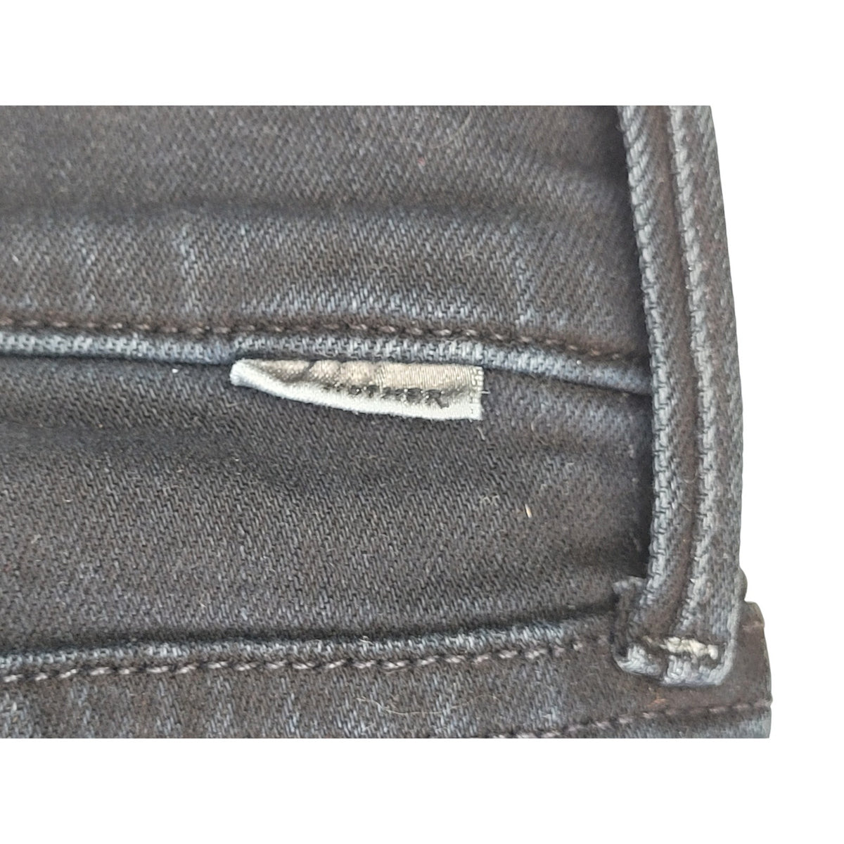 MOTHER The Stunner Zip Two Step Fray Dark Wash Skinny Jeans | Women's Sz 30