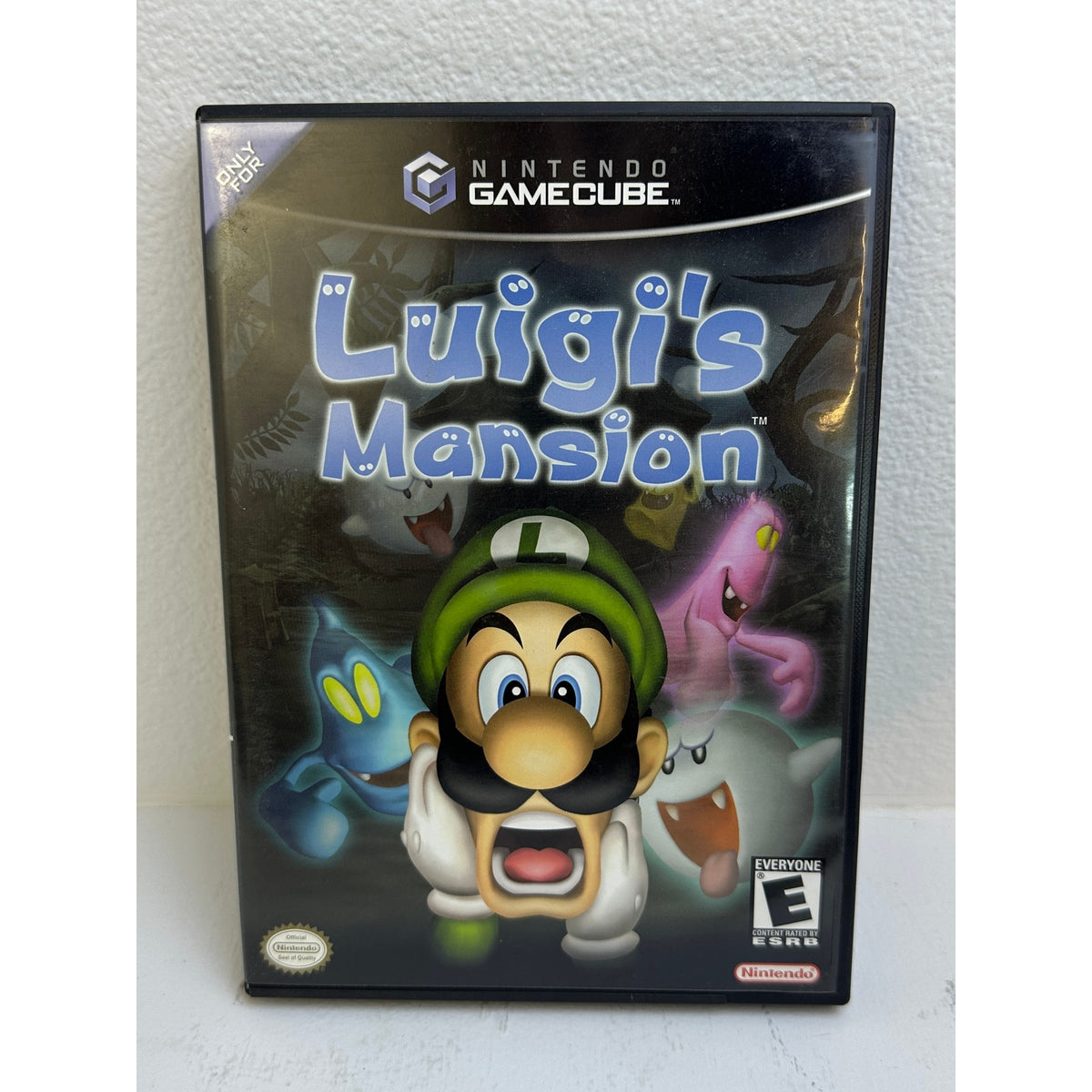 Luigi's Mansion (Nintendo GameCube, 2001) Black Label Edition Untested