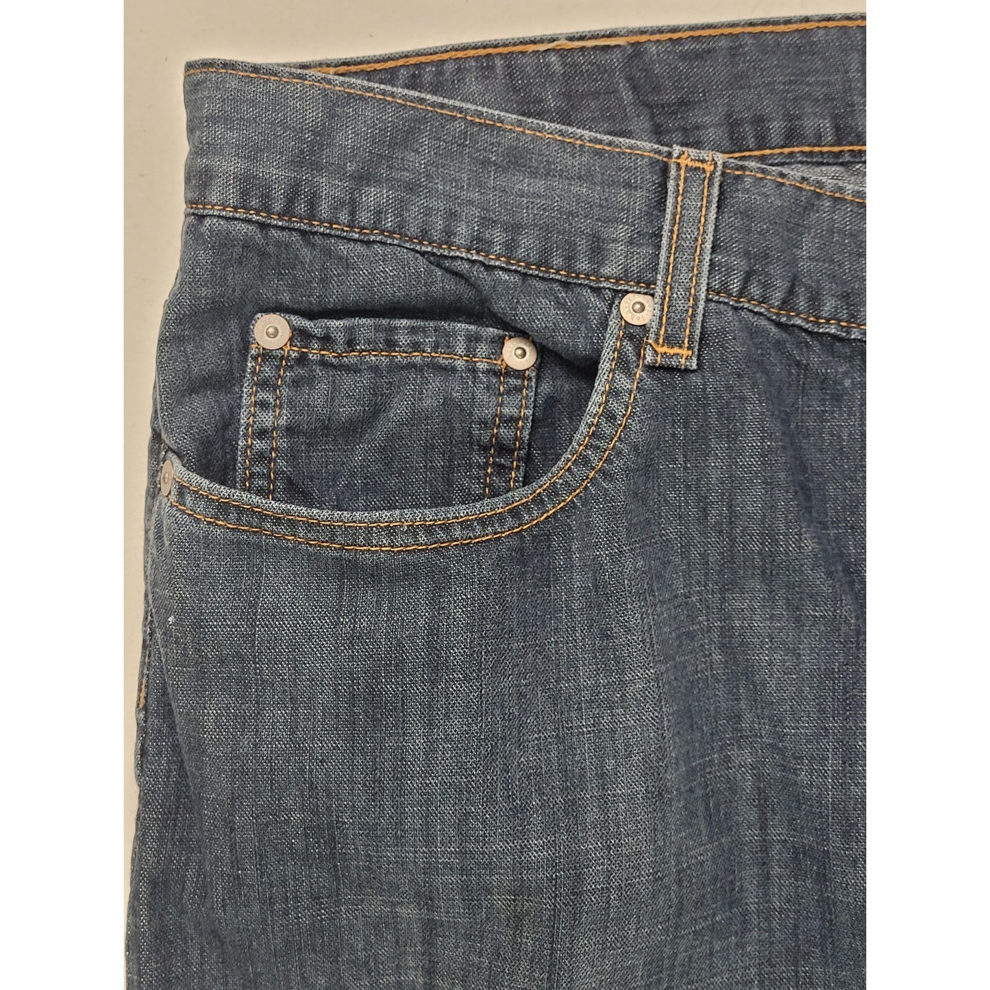 John Varvatos Boot Cut Dark Wash Lightweight Jeans Men's Sz 36 x 34