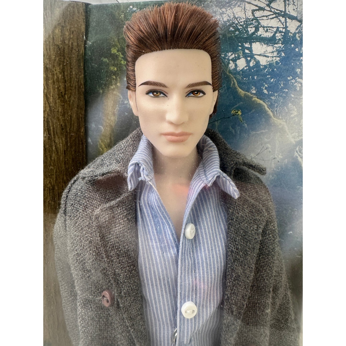 2009 Mattel Barbie Collector Twilight Saga Edward Cullen Doll Pink Label NIB