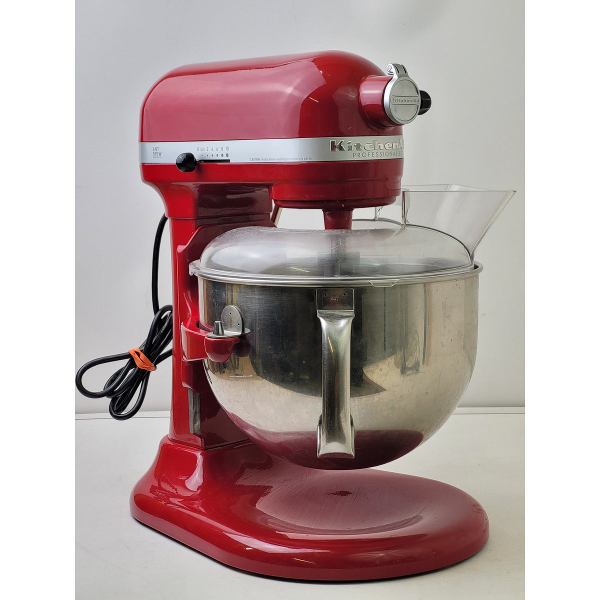 KitchenAid Red Professional Series Stand Mixer, Pouring Shield, & Attachments
