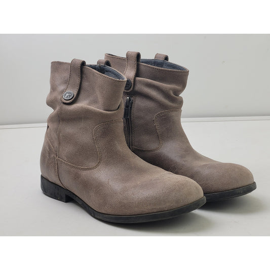 Birkenstock Boots Sarnia Slouch Waxed Suede Women's Sz 38 (7)