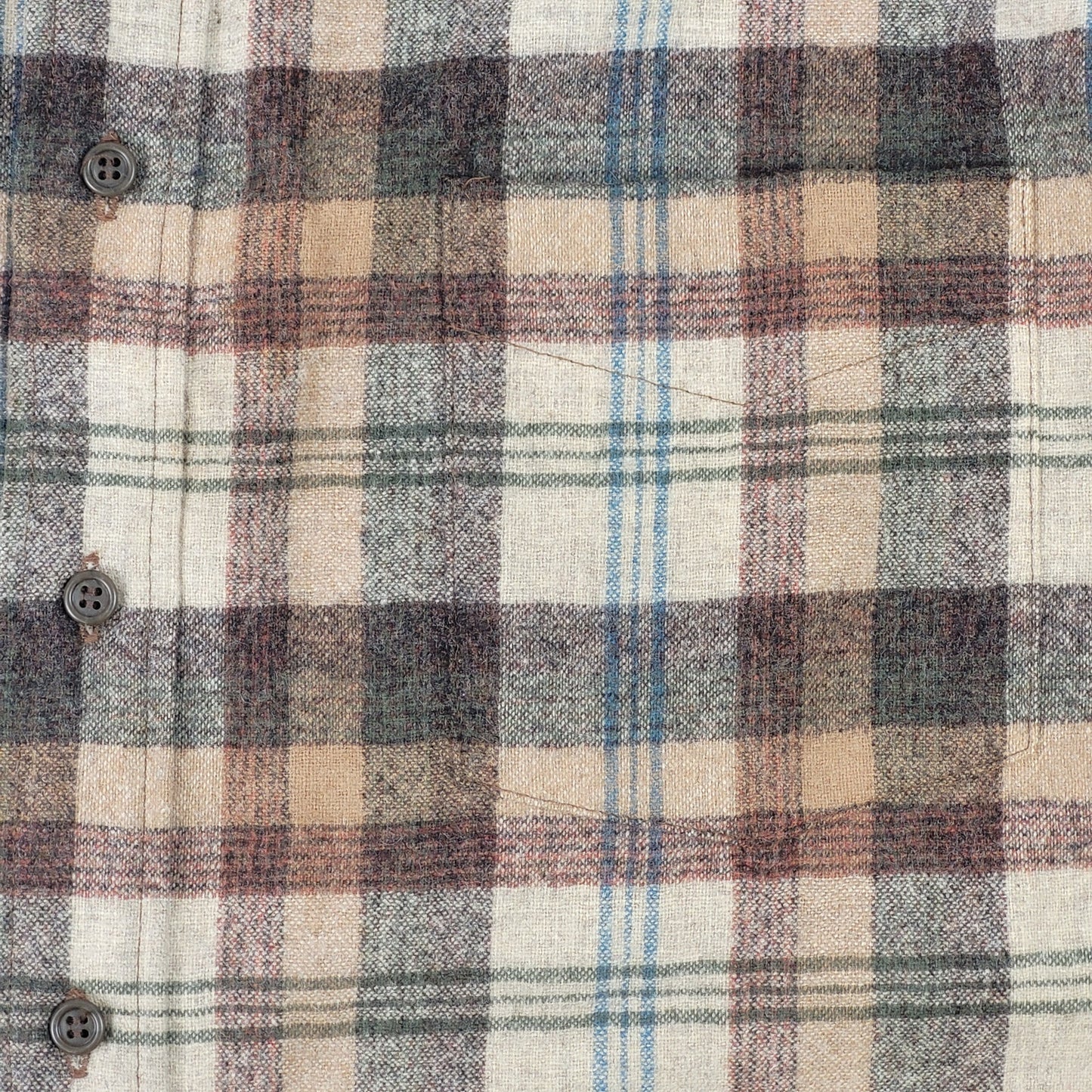 VTG 1970s Pendleton Virgin Wool Flannel Shirt Men's Sz L Made in USA