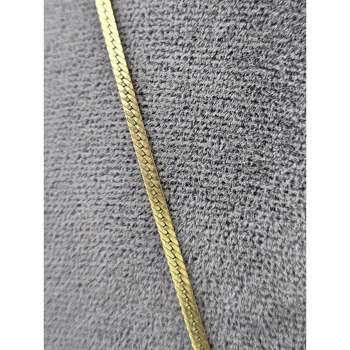 Vintage 14K Gold Filled V Chevron Pendant Necklace Diamond Accent Drop Pearl 17"