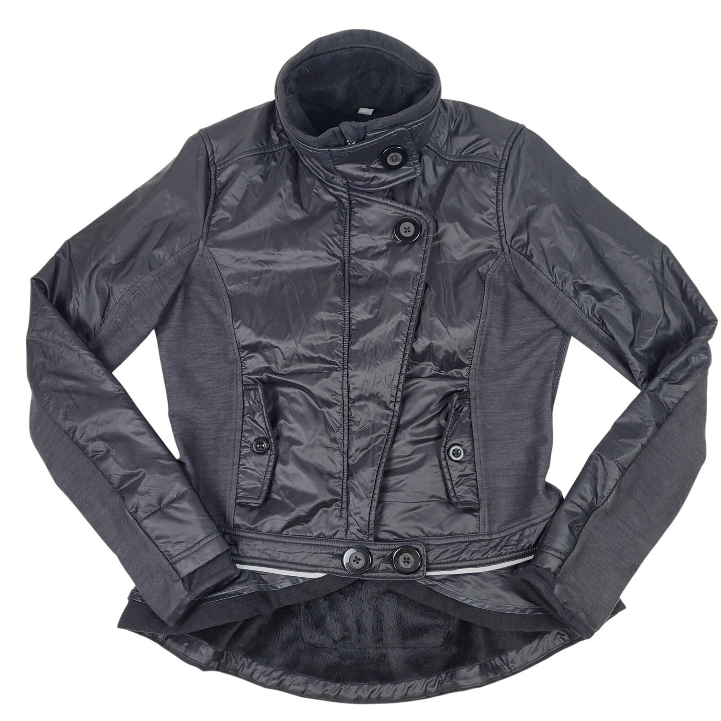 Lululemon Black Extra Mile Jacket Women's Sz 4/6