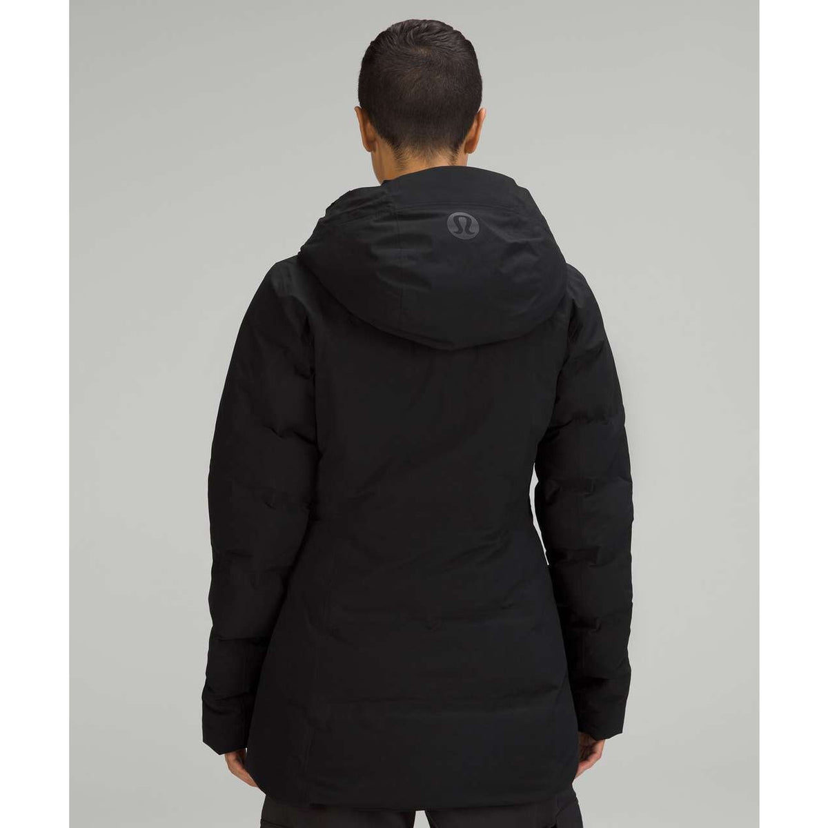 Lululemon Black Sleet Street Jacket Goose Down Puffer Women's Sz 10