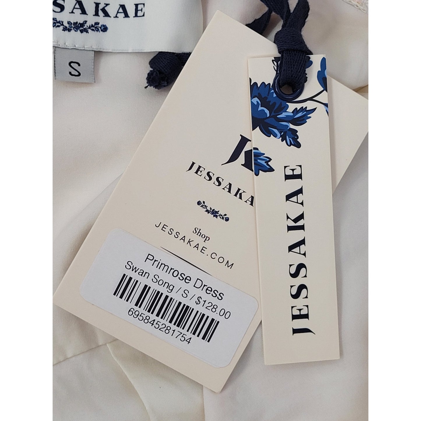 Jessakae Primrose Dress Sundress Floral Print Lace Trim Midi-Length Sz S NWT