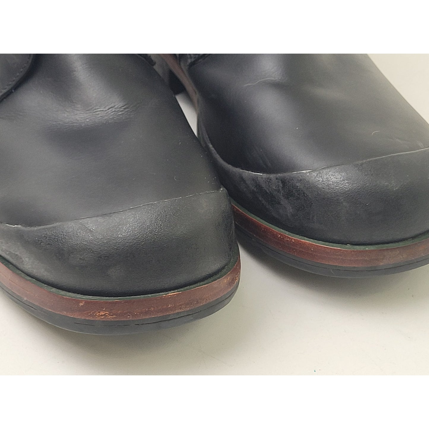 UGG Black Waterproof Leather Combat Boots Round Toe Men's Sz 12 EUC