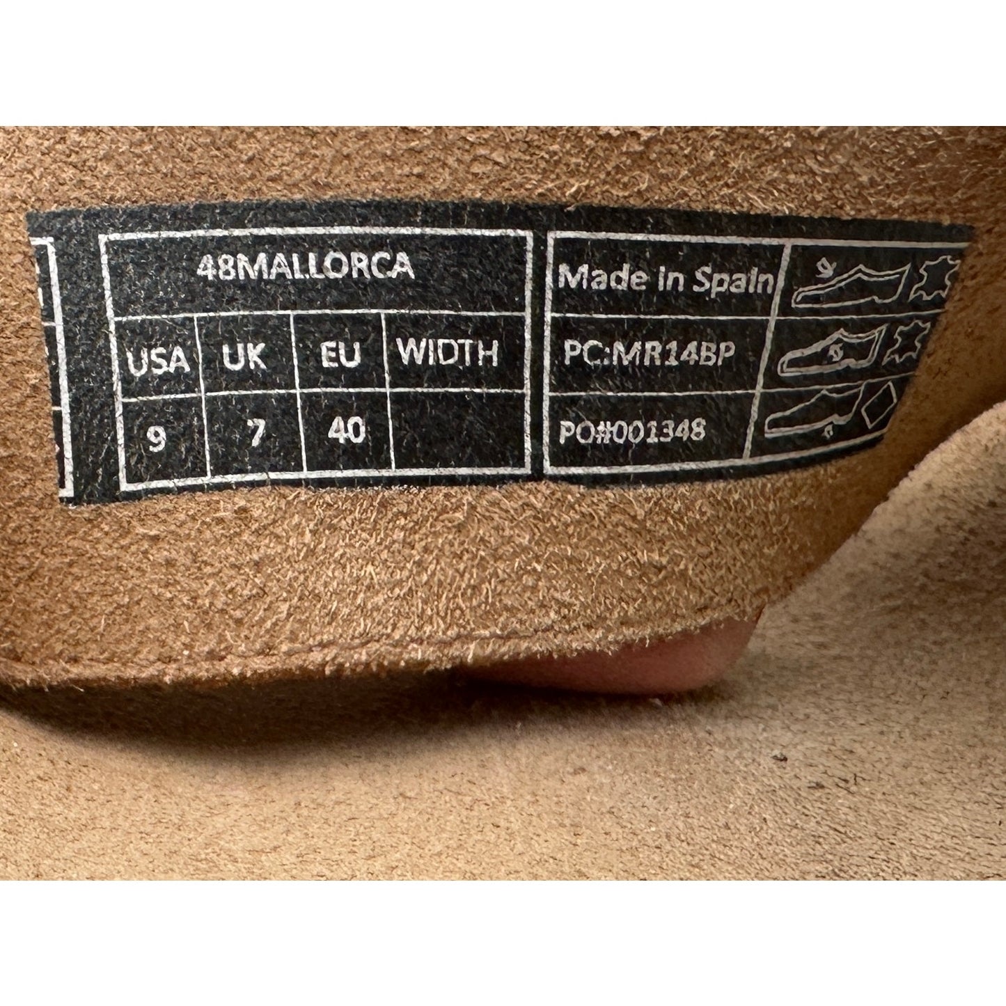 Vionic Orthaheel Mallorca Brown Leather Wedge Slide Sandals Women's Sz 9