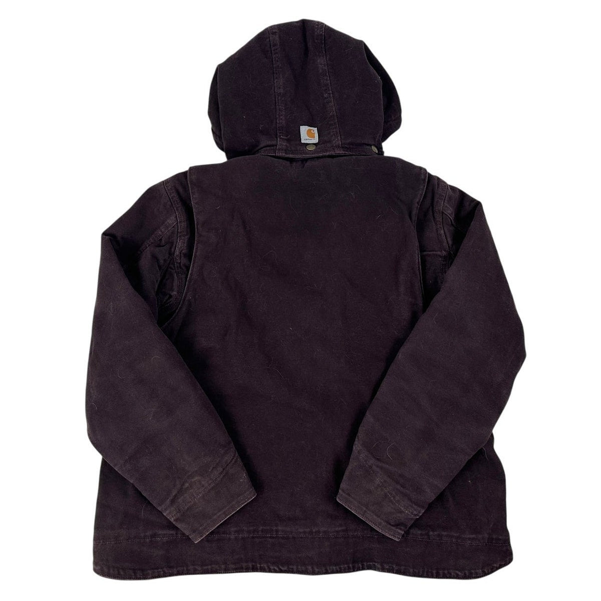 Carhartt Full Swing Caldwell Lined Deep Wine Canvas Jacket Women's Sz XL